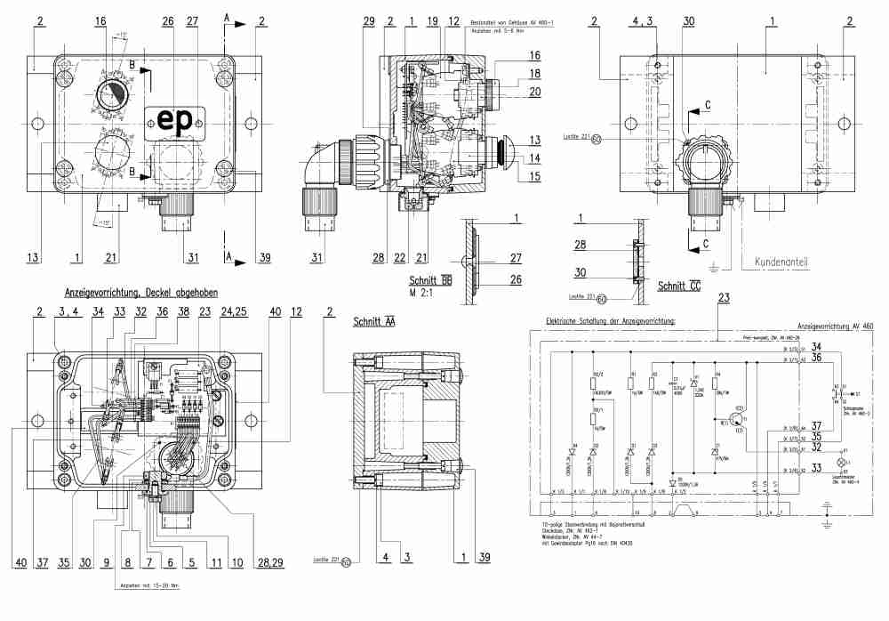 brake indicator AV 460